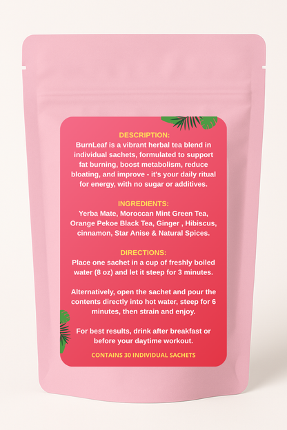 BurnLeaf AM – Natural Fat Burning Herbal Tea